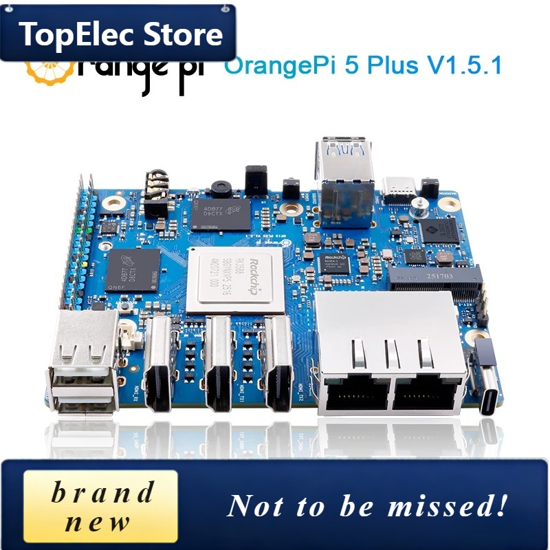 Rk3588 Mini Pc Board - Computador de Placa Única TopElec Orange
